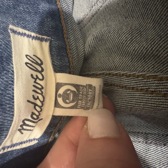 Madewell Curvy Kick Out Jeans Women's 28 Medium Wash Blue Stretch Denim Bootcut - Picture 6 of 11